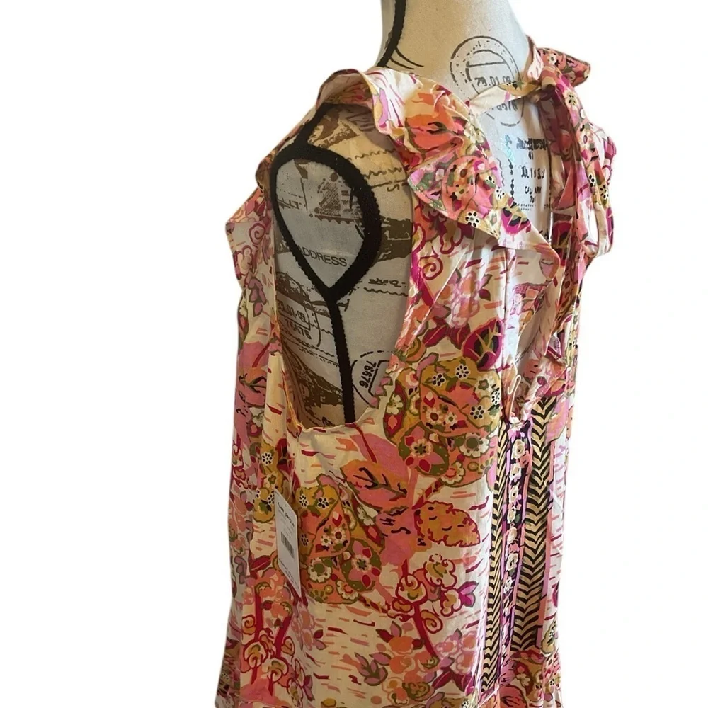 NWT Revolve Free People Medium Summer In Tulum‎ Mini Dress Pin MSRP 108